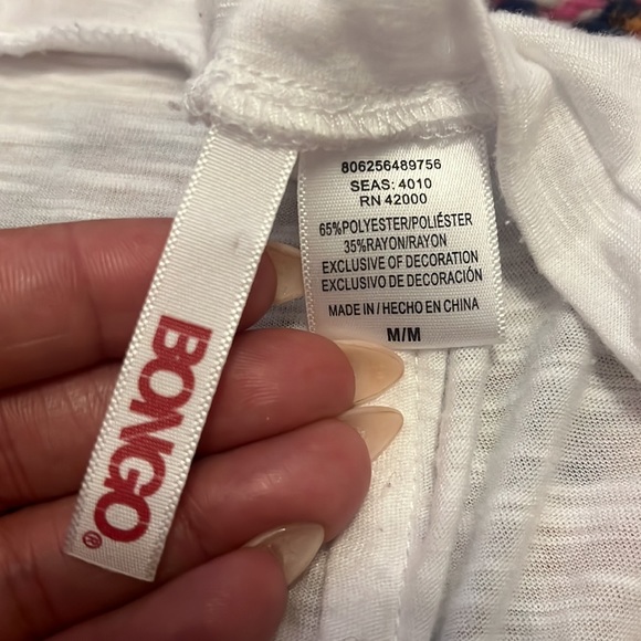 Delta Sigma Theta Sorority Inc DST White top with red sequin letters - Picture 4 of 5